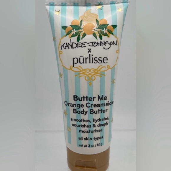 Kandee Johnson X Purlisse Orange Creamsicle 3-Piece Body Wash Scrub & Butter NWT - Picture 7 of 15